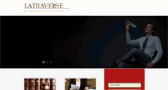 Desktop Screenshot of latraversehuissiers.com